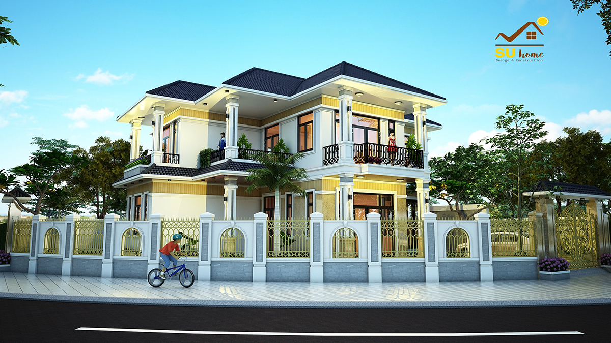 Thi công Biệt thự hiện đại Tân cổ điển đà nẵng